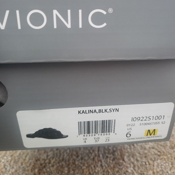 Nib vionic woven kalina black slides 6 - Picture 3 of 4